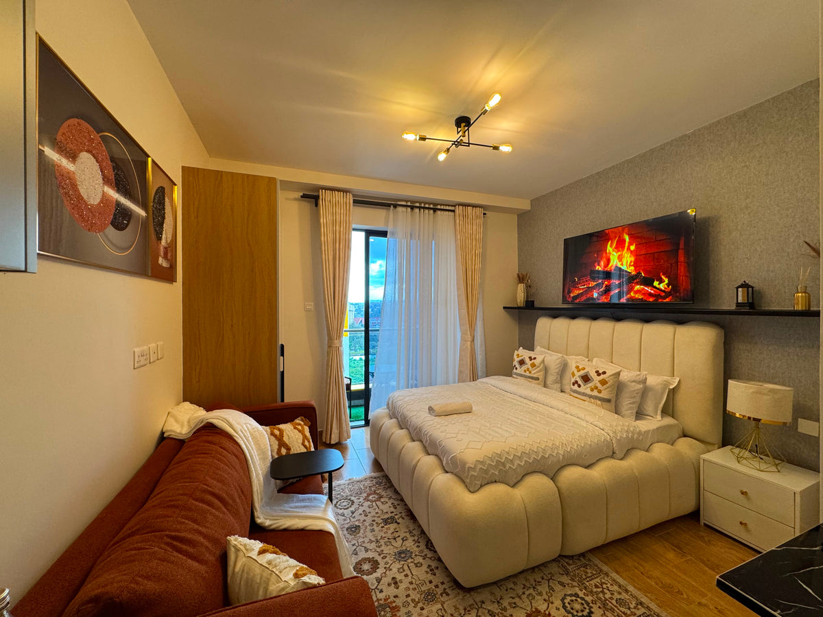Spacious studio in Kilimani near Ngong Road|Swimming pool Steam and Sauna
